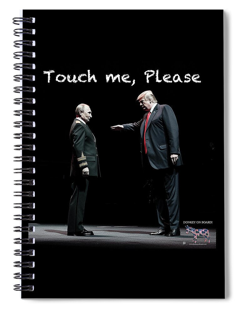 Touch me, Please 1 - Spiral Notebook