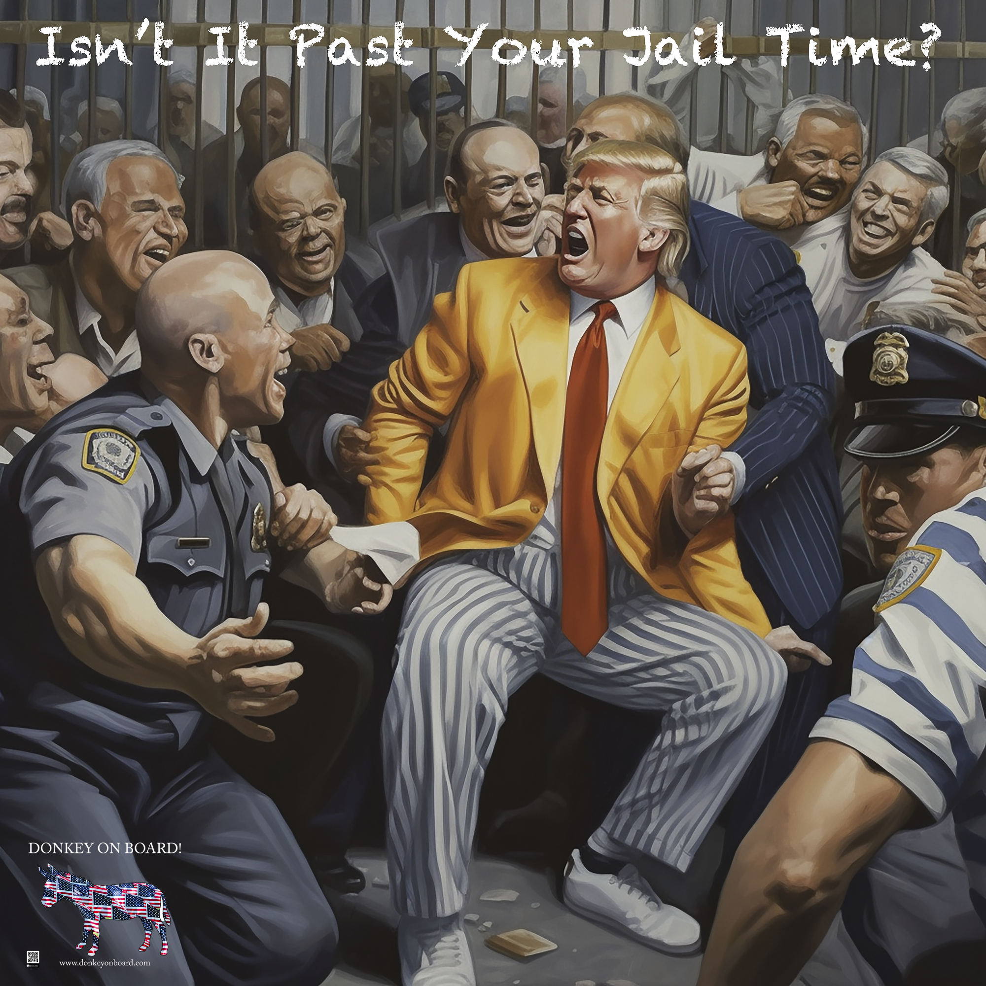 Isn't It Past Your Jail Time? 2 - Art Print