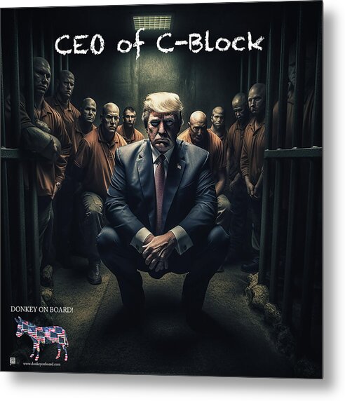 CEO of C Block - Metal Print