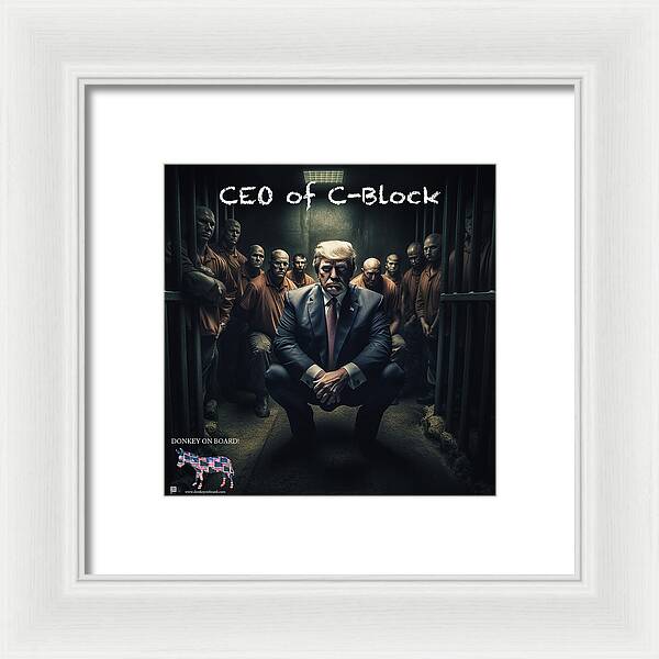CEO of C Block - Framed Print