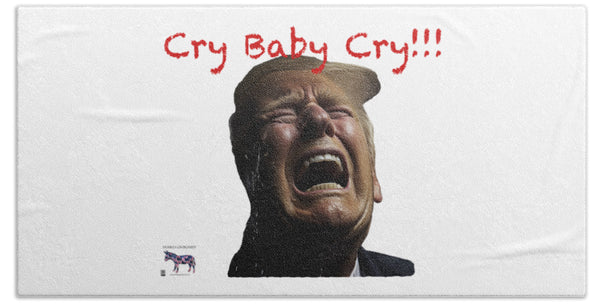 Cry Baby Cry - Beach Towel