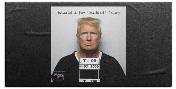 Donald J. Jailbird Trump - Beach Towel
