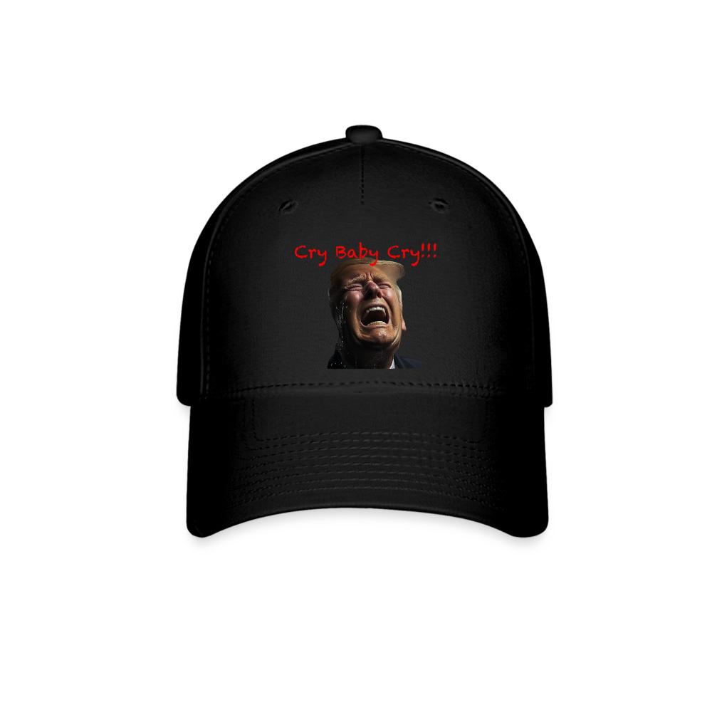 "Cry Baby Cry" Baseball Cap - black