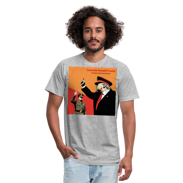 Comrade Donald Trump's Unisex Jersey T-Shirt by Bella + Canvas - heather gray