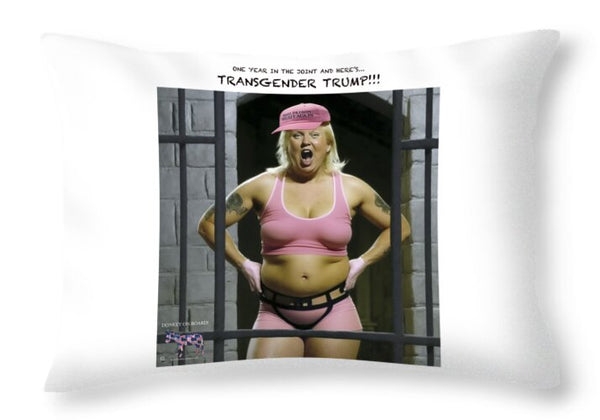 Transgender Trump - Throw Pillow