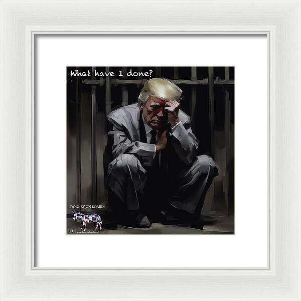 What Have I done? - Framed Print