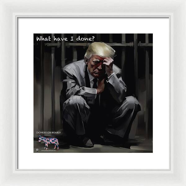 What Have I done? - Framed Print